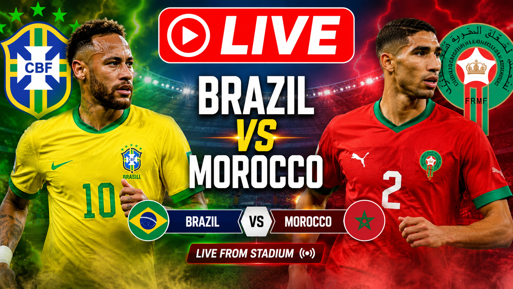 Brazil vs Morocco: World Cup Clash Set to Capture Global Attention